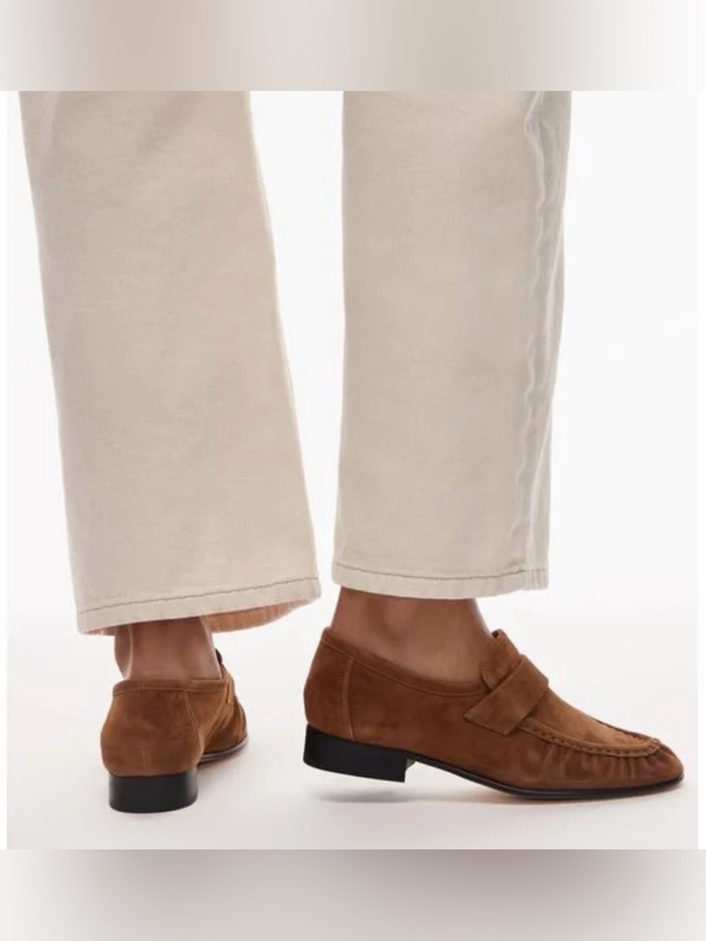 Tony Bianco GATSBY BROWN SUEDE LOAFER SLIP ON SHOES 7.5 NEW - Picture 3 of 10